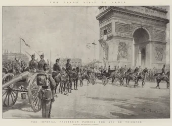 La visita dello zar a Parigi